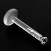 Clear Bioplast insert with crystal