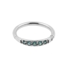 Helix Click Ring with Swarovski Gems