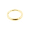 Gold Click Ring - Half Round