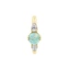 Belly Ring Clicker - Opal And Zirconia