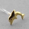 Bioplast Nosestud - Gold Dolphin