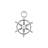 Click Ring Charm Nickle-free - Zirconia Wheel