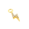 Click Ring Charm Nickle-free - Zirconia Flash Left