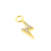 Click Ring Charm Nickle-free - Zirconia Flash Right