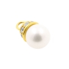 Click Ring Charm Nickle-free - Pearl