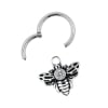 Click Ring Charm - Zirconia Bee