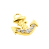 Click Ring Charm Nickle-free - Zirconia Anchor