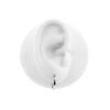 Click Hoop Earrings - Flat - 2,5 mm width