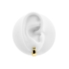 Click Hoop Earrings - Flat - 5,5 mm width
