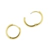 Click Hoop Earrings - Domed - 5,5 mm width