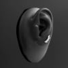 Ear Studs - Zirconia Wing