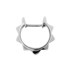 Click Hoop Earrings - Pyramids