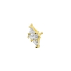 Gold Swarovski Zirconia Marquise Diamond