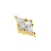 Gold Swarovski Zirconia Marquise Diamond