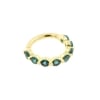Gold Click Ring - Round Gems