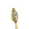 Gold Zirconia Vintage Marquise With Chain - Threadless
