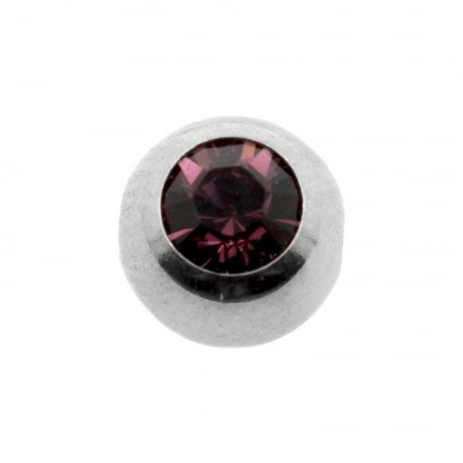 Jewelled clip-in ball