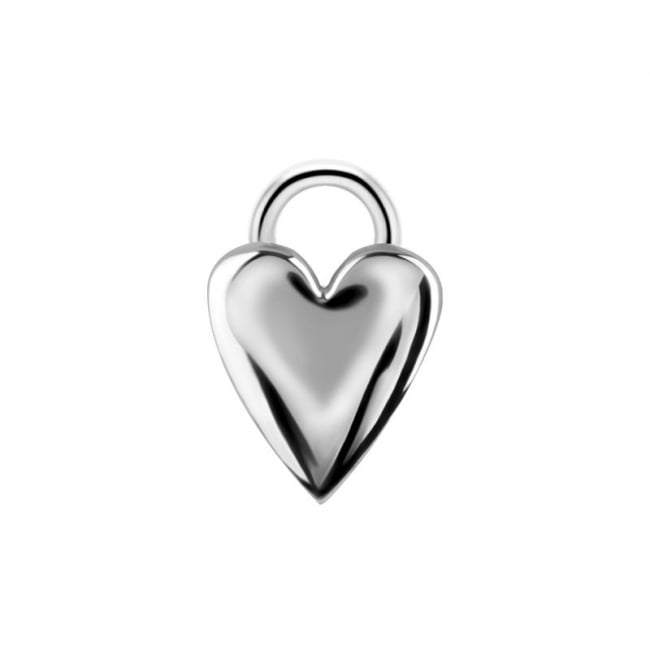 Click Ring Charm Nickel-free - Heart