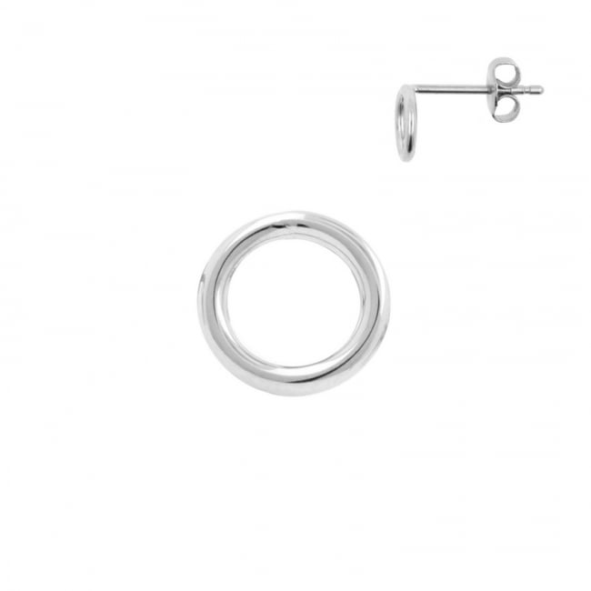 Ear Stud with Circle Design