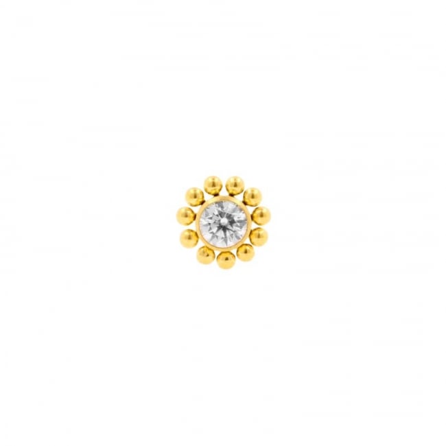 Titanium Zirconia Cluster - Gold