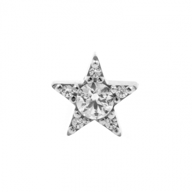 Zirconia Star - Threadless