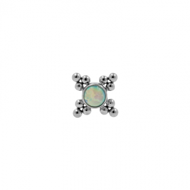 Titanium Opal Cluster - Threadless