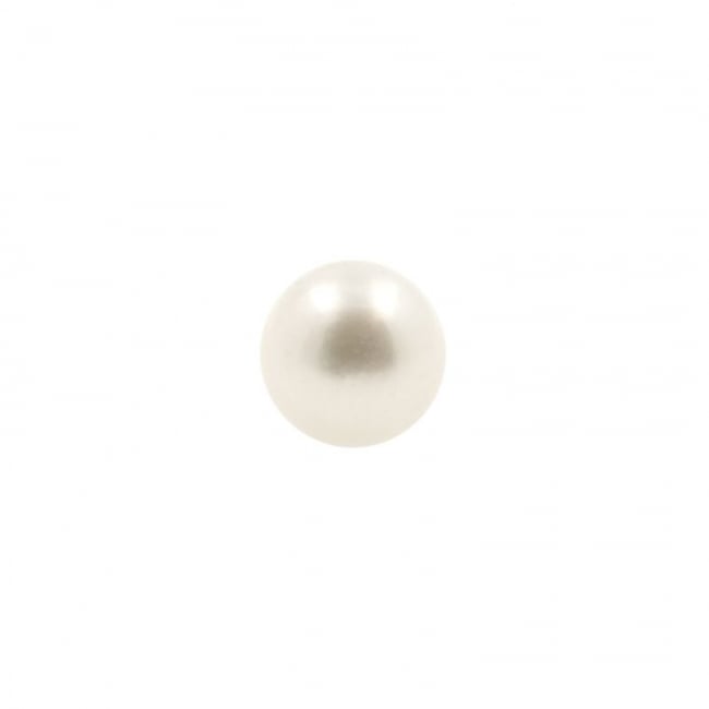 Titanium Fresh Water Pearl Ball - Threadless