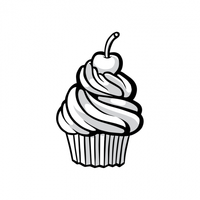 Sticker - Cupcake