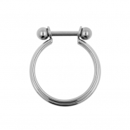 Triple Conch Ring With Barbell