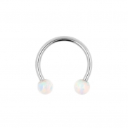 Mini Circular Opal Barbell