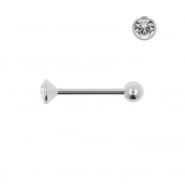 Nano Barbell with 3mm Gem