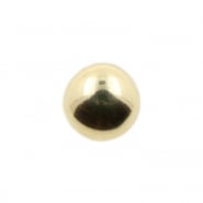 Gold Microdermal Dome for 1,6mm jewelry
