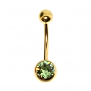 Jewelled belly ring