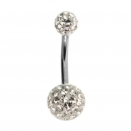 Multi Jewelled Belly Ring