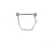 Nipple Barbell With Chain