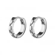 Click Hoop Earrings - Chain