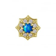 Gold Vintage Opal Zirconia - Star