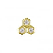 Gold Zirconia Honeycomb