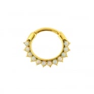 Opal Sunflower Ring