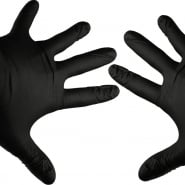 Black Gloves - 8 Pieces