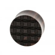 Circle Pattern Plugs - Sono Wood